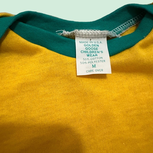 Set of Two Vintage Like New Short Sleeve One Pieces Yellow Orange Red Green - Picture 8 of 8